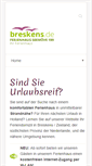 Mobile Screenshot of breskens.de
